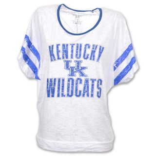 Kentucky Wildcats Burn Batwing NCAA Womens Tee Shirt