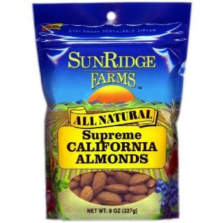 Suprems Grade California Almonds 12/8 oz. bags: Grocery