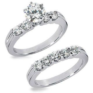 2.50 Ct.Diamond Engagement Ring Set Jewelry