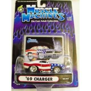  Die Cast 1:64 Scale 69 Charger Red White & Blue: Toys & Games