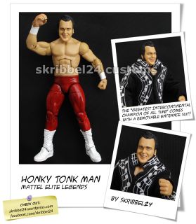 WWE Custom Honky Tonk Man Mattel Elite Legends Classic Superstars by