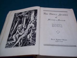 The Droll Stories of Honore de Balzac 1932 by Blue Ribbon Books Inc