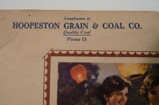 Vintage Dionne Quintuplets Advertising 1955 Calendar Grain Co