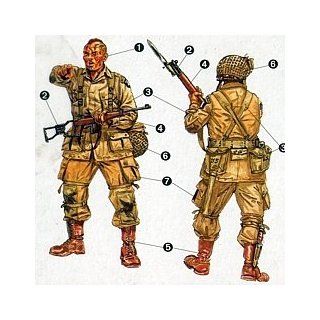 1/72 WWII US Paratroopers Toys & Games