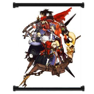 Blazblue Videogame Group Wall Scroll Fabric Poster 32 X