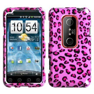 Pink Leopard Hard Protector Case Cover For HTC EVO 3D