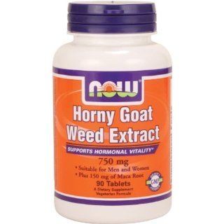 Now Foods Horney Goat Weed 90 Tabs