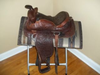Vintage 16 in Big Horn Western Saddle