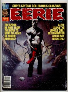 Eerie 112 Warren Horror Comic Magazine Monster Comics VG