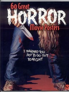 60 Great Horror Movie Posters Book