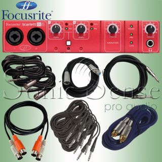 Focusrite Scarlett 8I6 USB 2 Audio Recording Interface s PDIF Extended