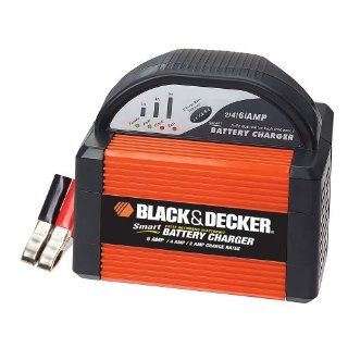 Black & Decker VEC1086BBD Smart Battery 6/4/2 Amp Battery Charger