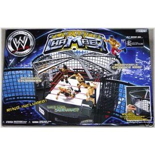 WWE Wrestling Ring Playset Elimination Chamber: Toys