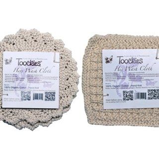 Toockies   Hers and His Knit Wash Cloths