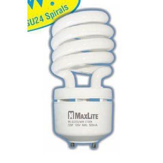 Maxlite MLS32GUWW GU24 CFL Plug in Light Bulb Twist and Lock Energy