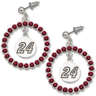 Jeff Gordon #24 Spirit Crystal Logo Wreath Earrings