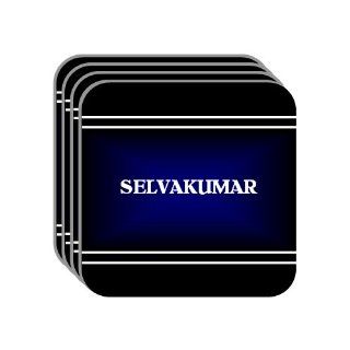 Personal Name Gift   SELVAKUMAR Set of 4 Mini Mousepad