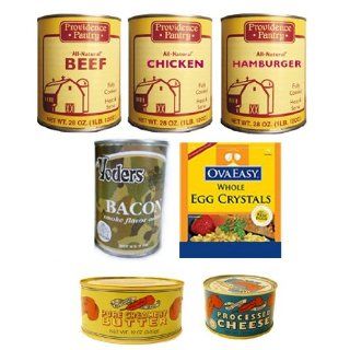 Emergency Food Sampler Pack (1 can ea., Beef, Chicken, Hamburger
