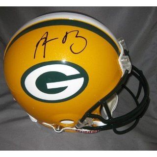 Aaron Rodgers Autographed Helmet   F s Proline Jsa