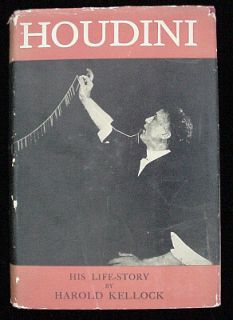 Houdini His Life Story w Original DJ 1928 1st Edition