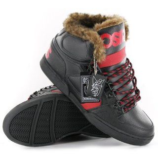 Osiris NYC 83 Black Red Mens Trainers: Shoes