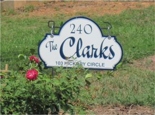Personalized Aluminum House Sign Welcome Indentification