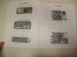  TR 2200A Transceiver Factory Service Operating Manuals Original
