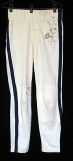 Houston Astros Scott Servais Game Used Off White Pants
