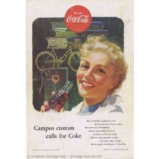 1953 Coke campus custom calls for coke Vintage Ad
