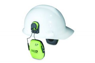 Howard Leight Leightning Hi Visibility L1HHV Helmet Earmuffs NRR 23