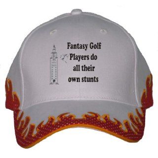 Fantasy Golf Players do all their own stunts Orange Flame