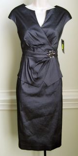 Jessica Howard Womens Cap Sleeve Dress Amethyst New Discount