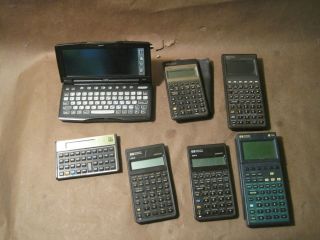  HP hewlett packard 48sx 12C 20C10B 17BII 38G HP 620LX USED calculator