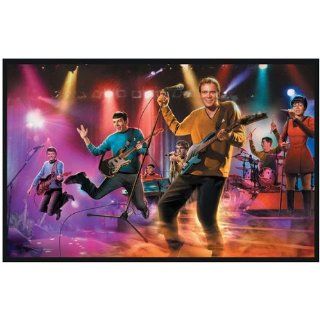 Set of 2 Large Postcards STAR TREK   Rock Out With Your
