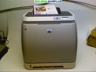 HP LaserJet 2600n Workgroup Laser Printer as Is