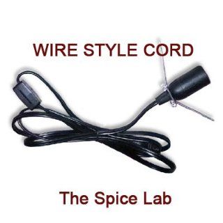 Metal Wire Style   Himalayan Salt or Crystal Lamp Cord, On