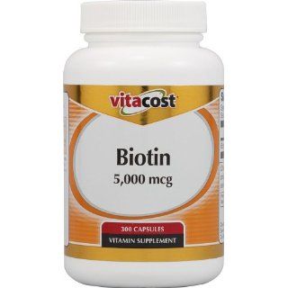 Vitacost Biotin    5000 mcg   300 Capsules: Health