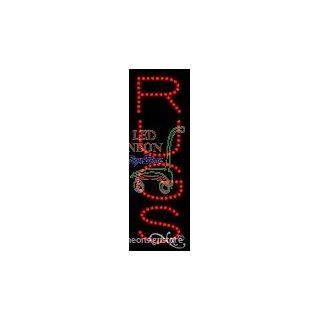 Rugs LED Sign 21 inch tall x 7 inch wide x 3.5 inch deep