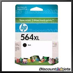 GENUINE HP 564XL BLK Ink PhotoSmart All in One Printer b8550 c510a