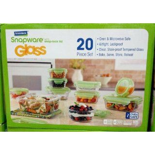 Glasslock Snapware Tempered Glass Food Storage Containers