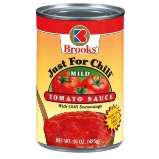 Brooks Just for Chili Mild Tomato Sauce, 14.50 Ounce (Pack of 12