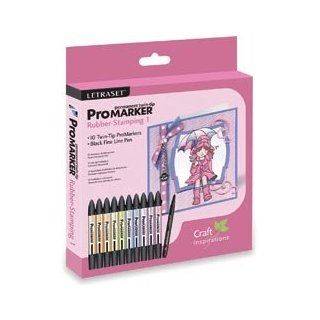 Letraset ProMarker Twin Tip 10/Pkg Rubber Stamping 1 Home