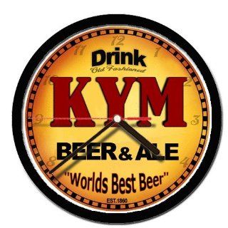 KYM beer and ale cerveza wall clock 