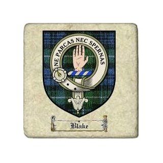 Blake Clan Badge Marble Tile