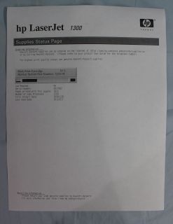 HP LaserJet 1300 Desktop Laser Printer with all cables and toner   17k