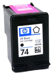 2013 2014 Genuine HP 74 Black Ink CB335W D4260 D4360 Officejet J5740