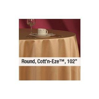 102 Round Cottn Eze Tablecloth [Set of 2] Color Beige