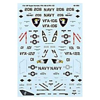 F/A 18 C Hornet VFA 102, VFA 106 (1/48 decals) Toys