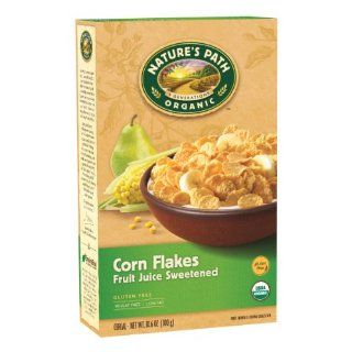 Natures Path Organic Corn Flakes, Fruit Juice Sweetened Cereal, 10.6