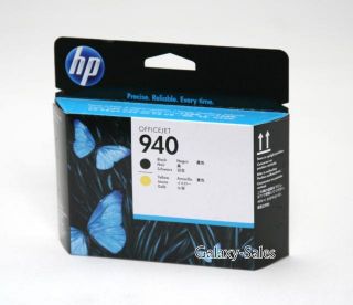 HP 940 Black & Yellow Printhead Cartridge C4900A SEALED IN BOX GENUINE